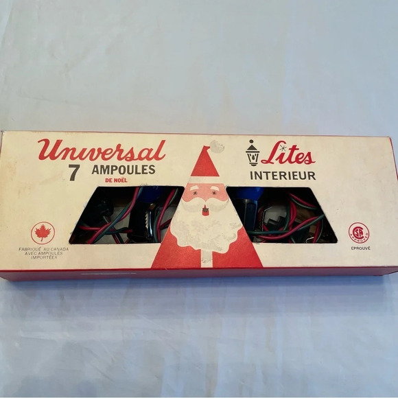 🎄  Vintage Holiday Charm: 1966 Universal Lites Christmas Lights 🌟 - Picture 2 of 9